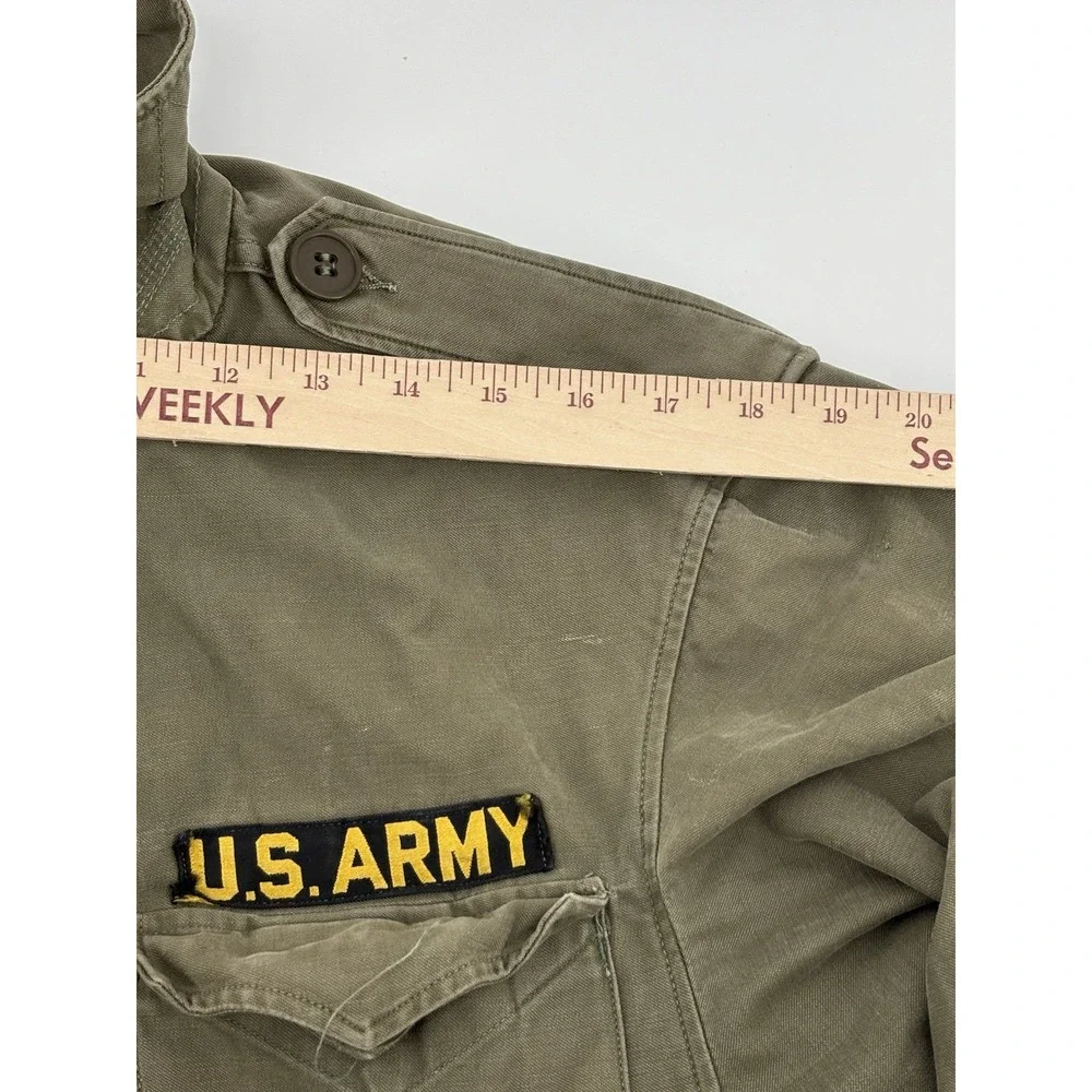 Vintage US Army M-1943 M43 Field Jacket WWII Military Original Coat Size 36